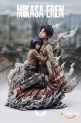 Оригинальная аниме фигурка &laquo;1/6 Scale Mikasa and Eren-Attack on Titan-Saoirse Studio&raquo;