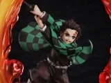 Оригинальная аниме фигурка «Demon Slayer: Kimetsu no Yaiba Mugen Train Arc Tanjiro Kamado Hinokami Kagura Hekira no Ten 1/8 Complete Figure (ANIPLEX+ Exclusive)»