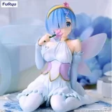 Оригинальная аниме фигурка «Re:Zero Starting Life in Another World Rem (Flower Fairy Ver.) Noodle Stopper Figure»