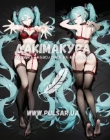 Дакімакура (подушка для обіймів)  150 см «Хатсуне Міку | Vocaloid» модель 4