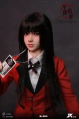 Шарнирная кукла «JKTOYS - Kakegurui 1/6 Abyssal Betting Belle Yumeko Movable Eye Hair Implant Head»