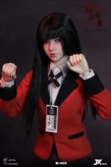 Шарнирная кукла «JKTOYS - Kakegurui 1/6 Abyssal Betting Belle Yumeko Movable Eye Hair Implant Head»