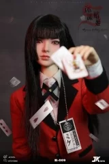 Шарнирная кукла «JKTOYS - Kakegurui 1/6 Abyssal Betting Belle Yumeko Movable Eye Hair Implant Head»