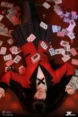 Шарнирная кукла «JKTOYS - Kakegurui 1/6 Abyssal Betting Belle Yumeko Movable Eye Hair Implant Head»