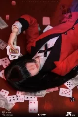 Шарнирная кукла «JKTOYS - Kakegurui 1/6 Abyssal Betting Belle Yumeko Movable Eye Hair Implant Head»