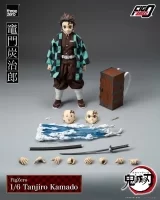 Оригинальная аниме фигурка «Threezero - FigZero 1/6 Tanjiro Kamado From Demon Slayer: Kimetsu no Yaiba»