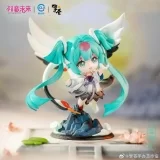 Оригінальна аніме фігурка «Hobby Rangers - Hatsune Miku Feathered Luohua Sound Ver. Chibi Figure»