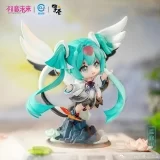 Оригинальная аниме фигурка «Hobby Rangers - Hatsune Miku Feathered Luohua Sound Ver. Chibi Figure»