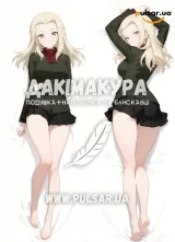 Дакимакура (подушка для объятий) 150 см &laquo;Клара | Девушки и танки&raquo; модель 2