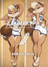 Дакимакура (подушка для объятий)  150 см «Lola Bunny Tune Squad» модель 1