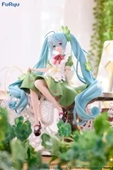 Оригинальная аниме фигурка «Noodle Stopper Figure Hatsune Miku Flower Fairy Clover»