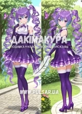 Дакімакура (подушка для обіймів)  150 см «Міку Хацуне Brilliant Butterfly» модель 1