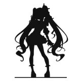 Оригінальна аніме фігурка «"Snow Miku x Kuromi" Trio-Try-iT Figure -Snow Miku x Kuromi-»