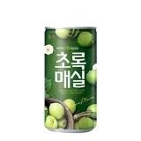 Напиток «со вкусом зеленой сливы Woongjin, банка 180 мл»