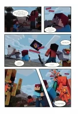 Комикс на русском языке «Приключения в Minecraft. Книга 2. Месть Зомби-монахов»