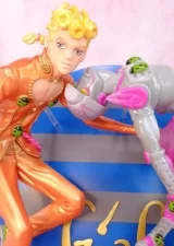 Оригинальная аниме фигурка «Ichiban Kuji Jojo no Kimyou na Bouken Daigobu Ougon no Kaze: Giorno Giovanna and Gold Experience»