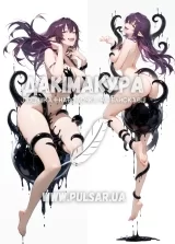 Дакимакура (подушка для объятий)  150 см «Тёмная Материя - Monster Girl Encyclopedia» модель 2