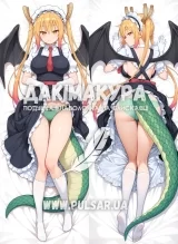 Дакімакура (подушка для обіймів) 150 см &laquo;Тору | Дракон покоївка кобаяші&raquo; модель 2