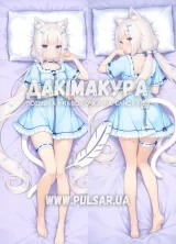 Дакімакура (подушка для обіймів) 150 см «Ваніла - Некопара [Vanilla - Nekopara]» модель 4