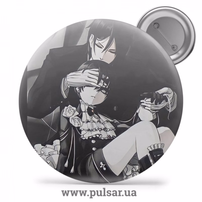 Значок Тёмный дворецкий (Black Butler \ 黒執事 \ Kuroshitsuji) tape 209