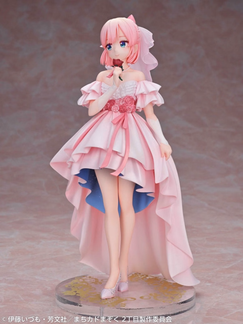 Оригінальна аніме фігурка «TV Anime "The Demon Girl Next Door Season 2" Momo Chiyoda Wedding Ver. 1/7 Complete Figure», фото 3