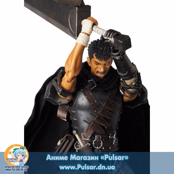 Оригинальная аниме фигурка Real Action Heroes Guts Black Knight Ver., фото 5
