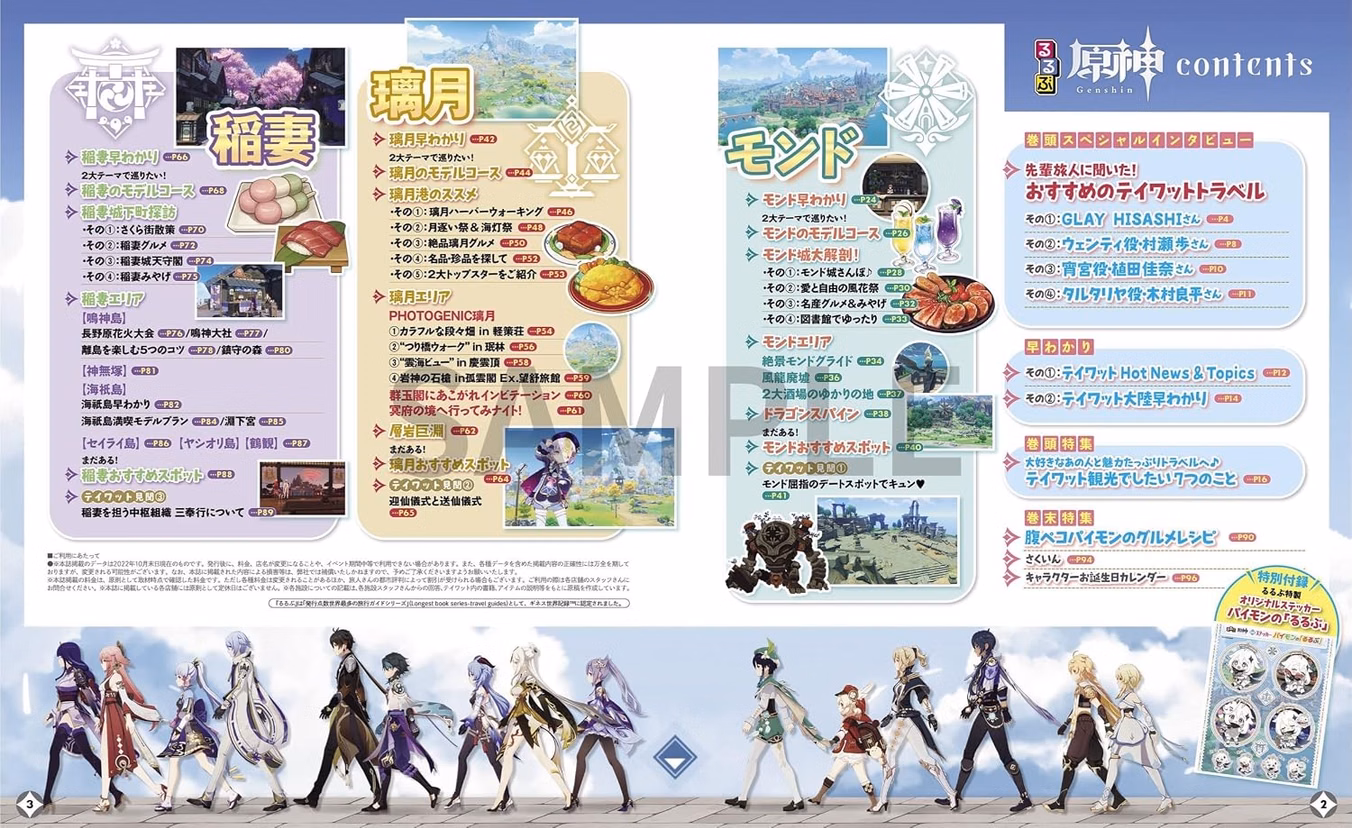 Артбук «Genshin Impact Rurubu Guidebook», фото 3
