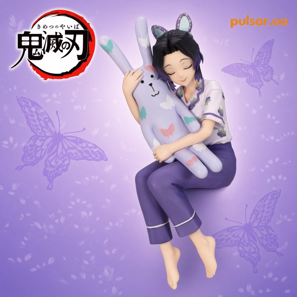 Оригинальная аниме фигурка «Demon Slayer Noodle Stopper Figure x Craftholic Round 1 Exclusive - Shinobu Kocho»
