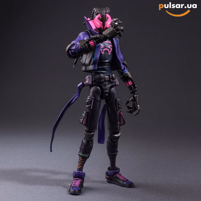 Оригінальна sci-fi фігурка «Spider-Man: Across the Spider-Verse SV Action Miles G. Morales Posable Figure», фото 3