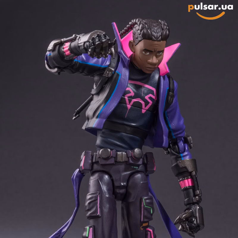 Оригінальна sci-fi фігурка «Spider-Man: Across the Spider-Verse SV Action Miles G. Morales Posable Figure», фото 7
