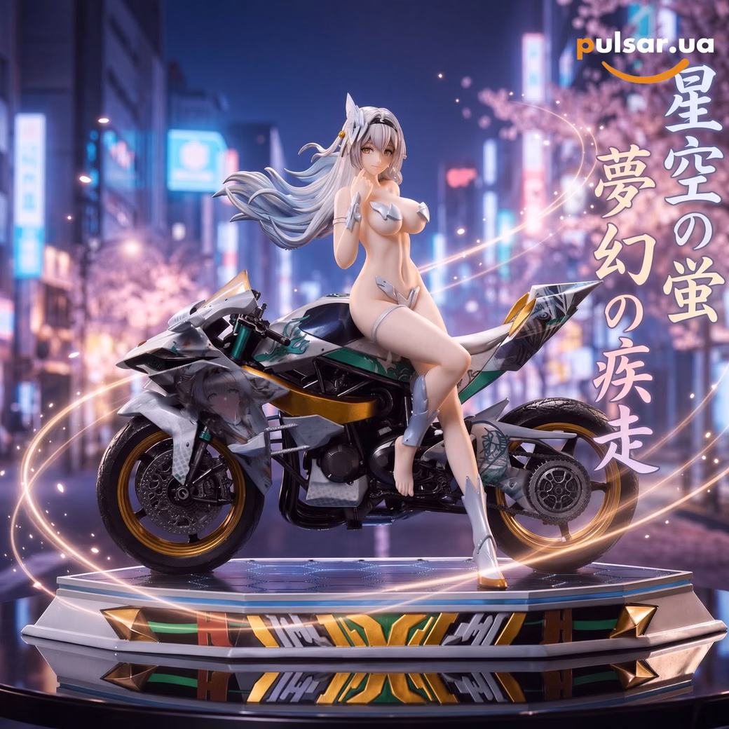 Оригінальна аніме фігурка «1/6 Scale MotorcycleFirefly-Honkai: Star Rail-Star Origin Studio»