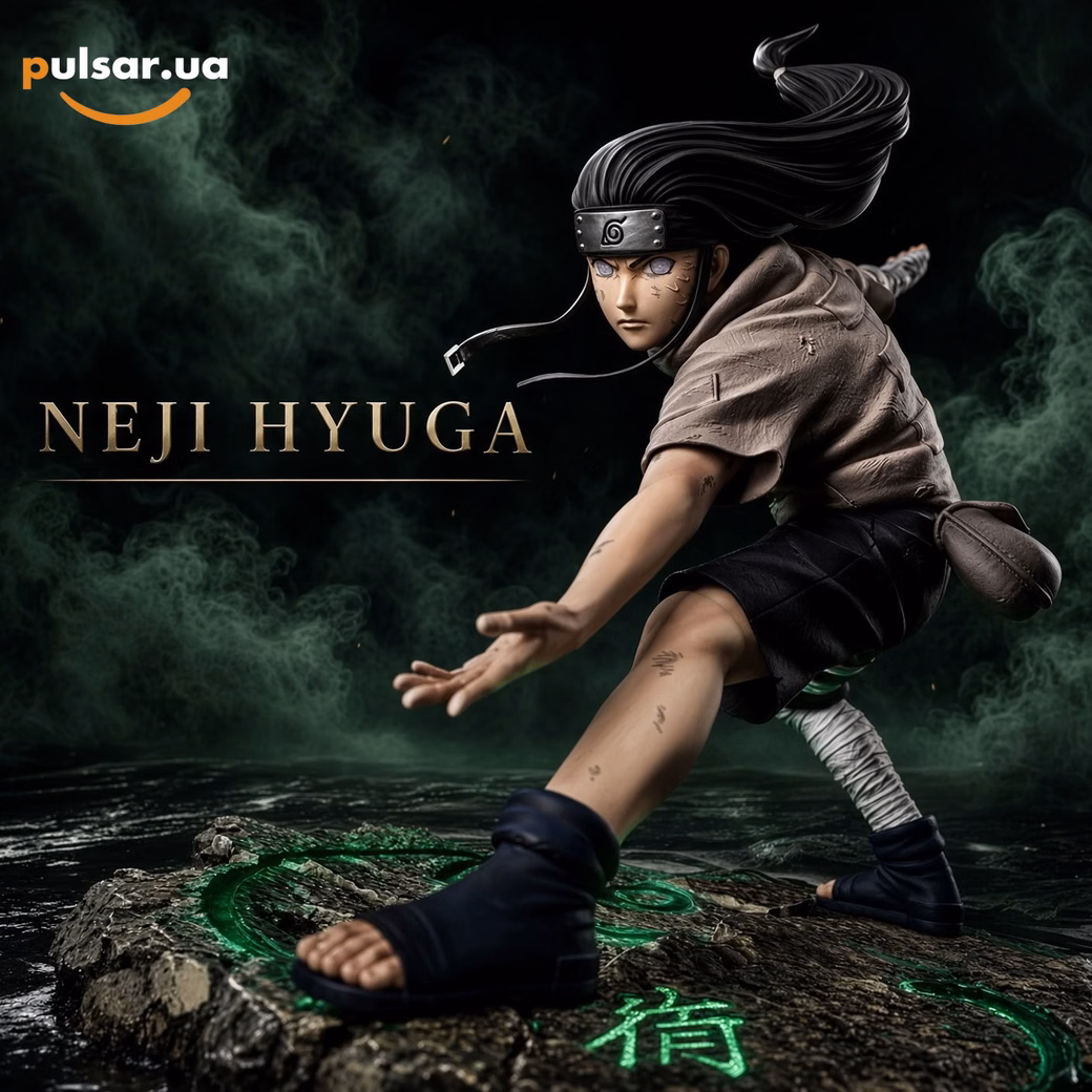 Оригінальна аніме фігурка  «1/6 Scale Hyuga Neji with LED Licensed-Naruto-PickStar Studio»