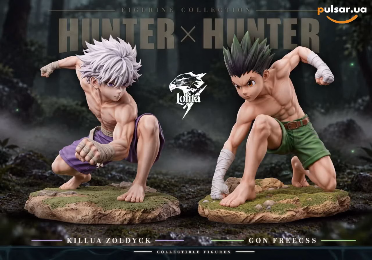 Оригінальна аніме фігурка  «1/6 Scale Killua and Gon Freecss-Hunter x Hunter-Lolita Studio», фото 2