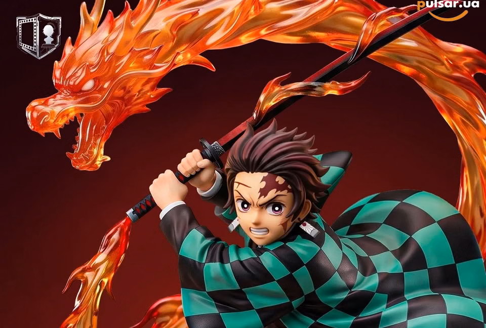 Оригінальна аніме фігурка «1/8 and 1/6 Scale Tanjiro Kamado with LED-Demon Slayer-YingShi Studio», фото 4