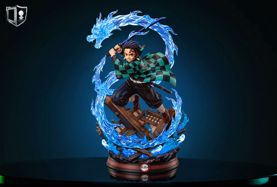 Оригінальна аніме фігурка «1/8 and 1/6 Scale Tanjiro Kamado with LED-Demon Slayer-YingShi Studio», фото 3