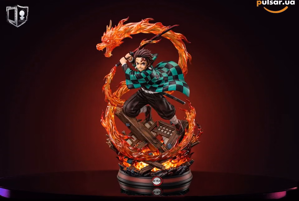 Оригінальна аніме фігурка «1/8 and 1/6 Scale Tanjiro Kamado with LED-Demon Slayer-YingShi Studio», фото 6