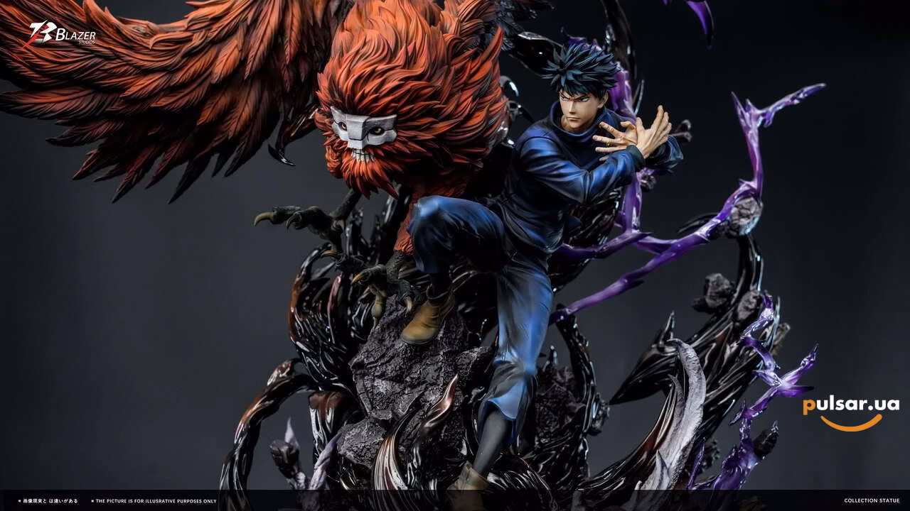 Оригінальна аніме фігурка  «1/6 Scale Fushiguro Megumi and Noritoshi Kamo-Jujutsu Kaisen-Blazer Studio», фото 2