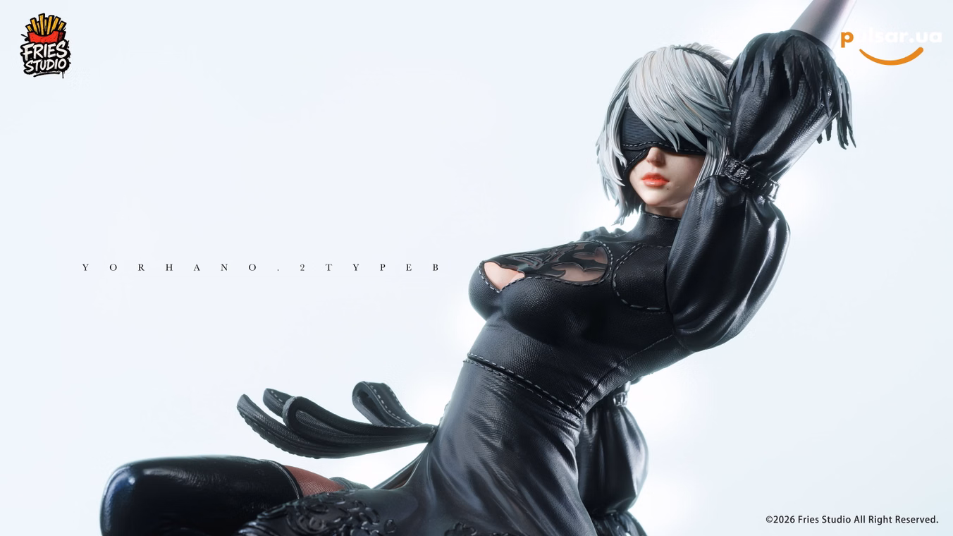 Оригінальна аніме фігурка «1/3 Scale NieR 2B-NieR:Automata-Fries Studio», фото 7