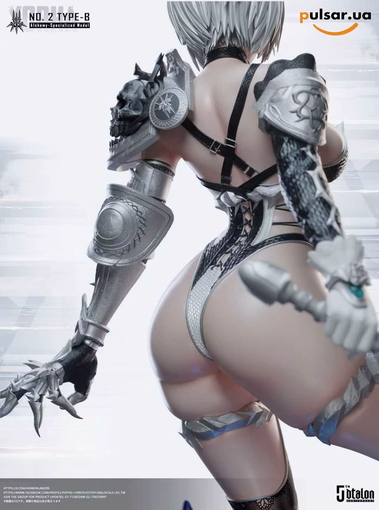 Оригінальна аніме фігурка  «Dtalon Production Studio – NieR:Automata 2B 1/4 Statue with LED», фото 10