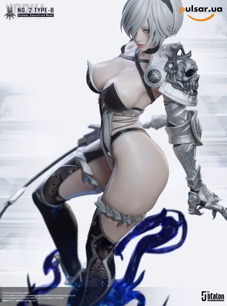 Оригінальна аніме фігурка  «Dtalon Production Studio – NieR:Automata 2B 1/4 Statue with LED», фото 2