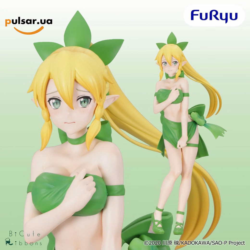 Оригинальная аниме фигурка  «Sword Art Online BiCute Ribbons Figure - Leafa»