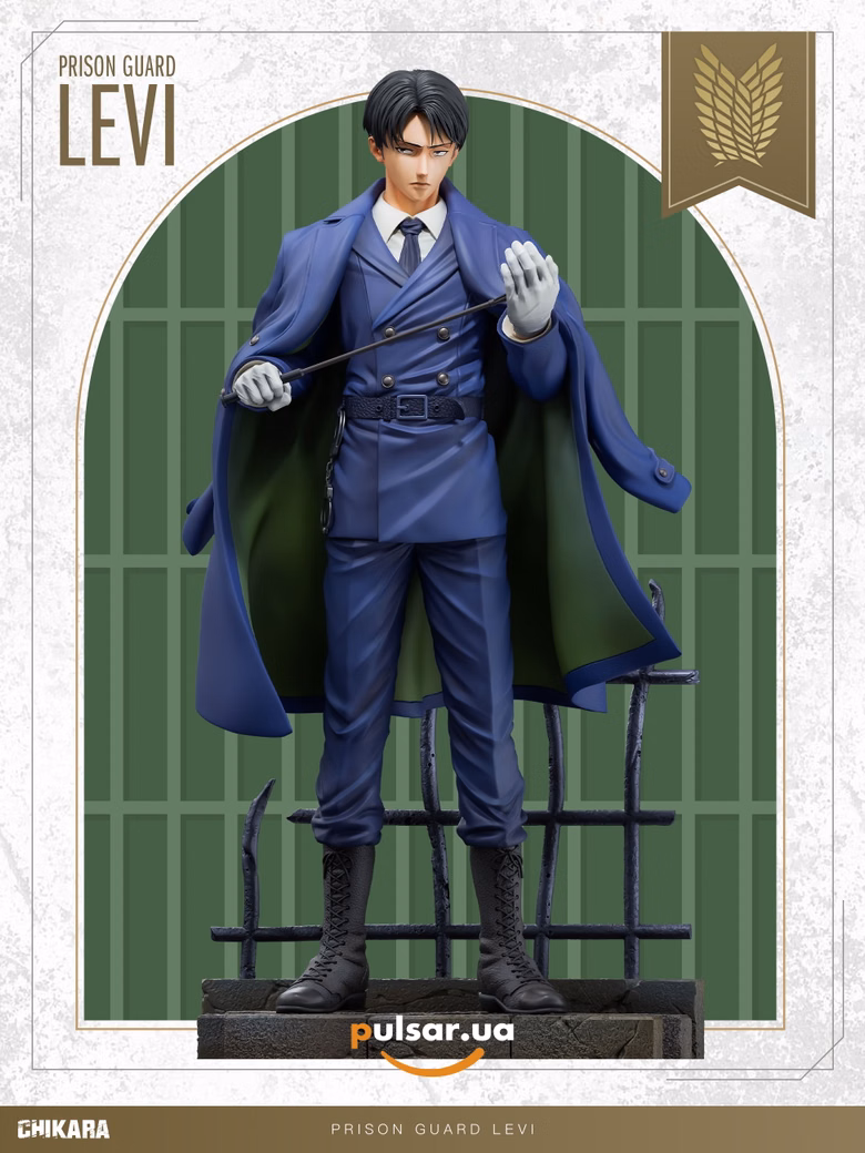 Оригінальна аніме фігурка  «1/6 Scale Warden Levi-Attack on Titan-CHIKARA Studio»