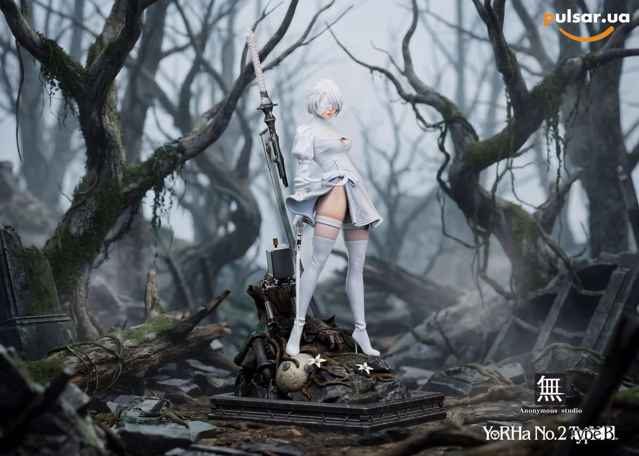Оригінальна аніме фігурка «1/6 and 1/4 Scale NieR 2B-NieR:Automata-Anonymous Studio», фото 4