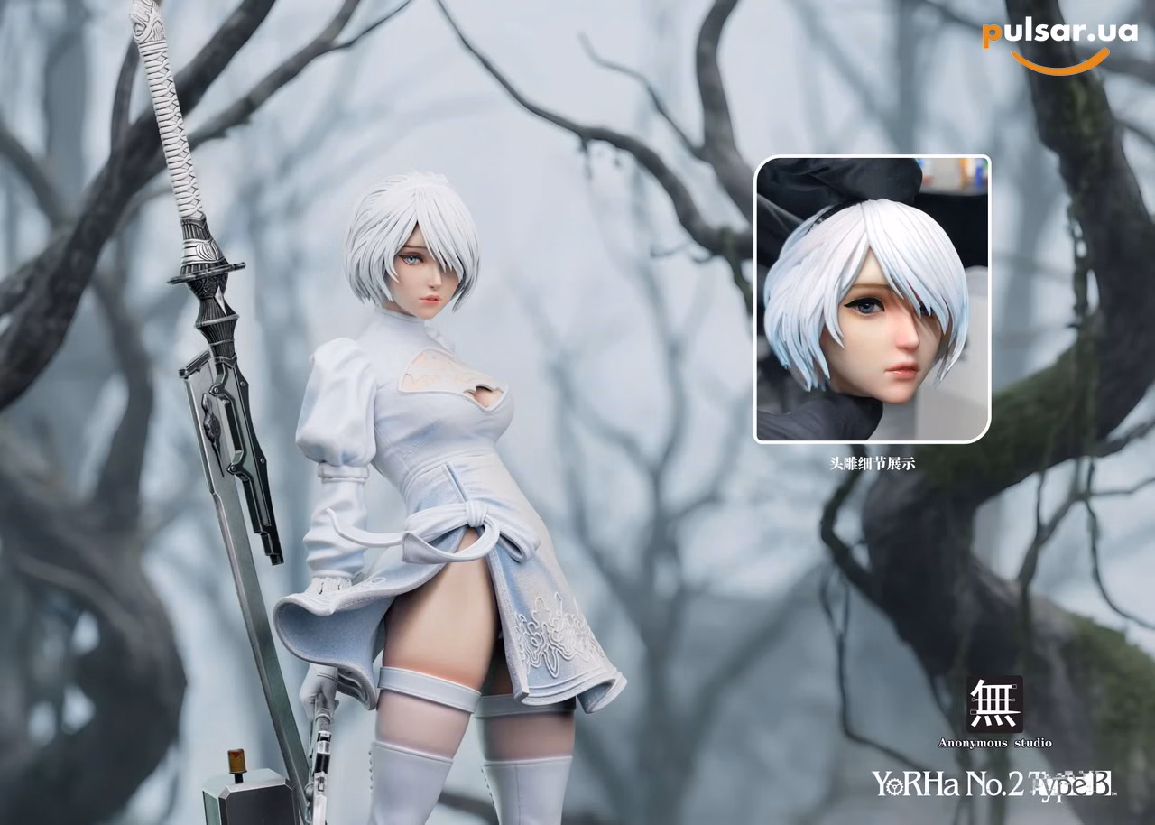Оригінальна аніме фігурка «1/6 and 1/4 Scale NieR 2B-NieR:Automata-Anonymous Studio», фото 5