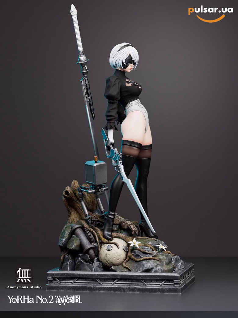 Оригінальна аніме фігурка «1/6 and 1/4 Scale NieR 2B-NieR:Automata-Anonymous Studio», фото 7