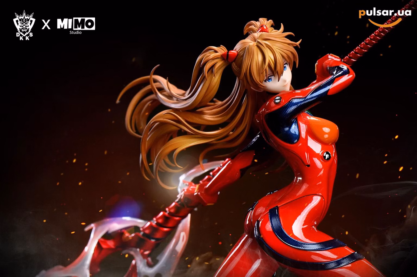 Оригинальная аниме фигурка «Dark King Studio X MIMAN Studio - Battle Suit Asuka X Young Asuka Neon Genesis Evangelion», фото 5