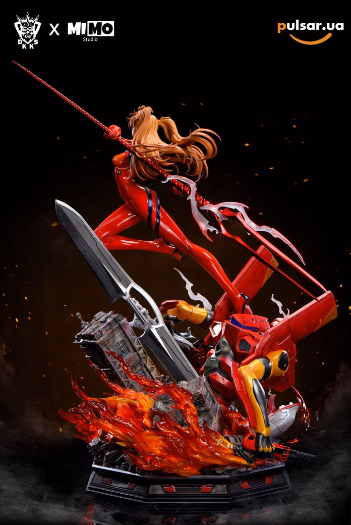Оригинальная аниме фигурка «Dark King Studio X MIMAN Studio - Battle Suit Asuka X Young Asuka Neon Genesis Evangelion», фото 6