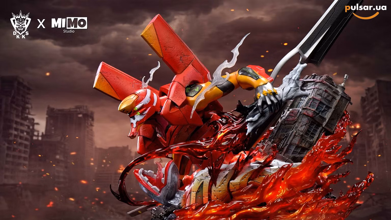 Оригинальная аниме фигурка «Dark King Studio X MIMAN Studio - Battle Suit Asuka X Young Asuka Neon Genesis Evangelion», фото 13