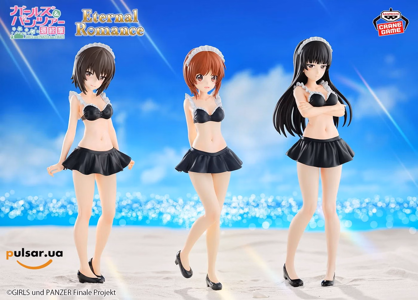 Оригинальная аниме фигурка  «Girls und Panzer Final Projekt Eternal Romance Figure - Shiho Nishizumi», фото 2