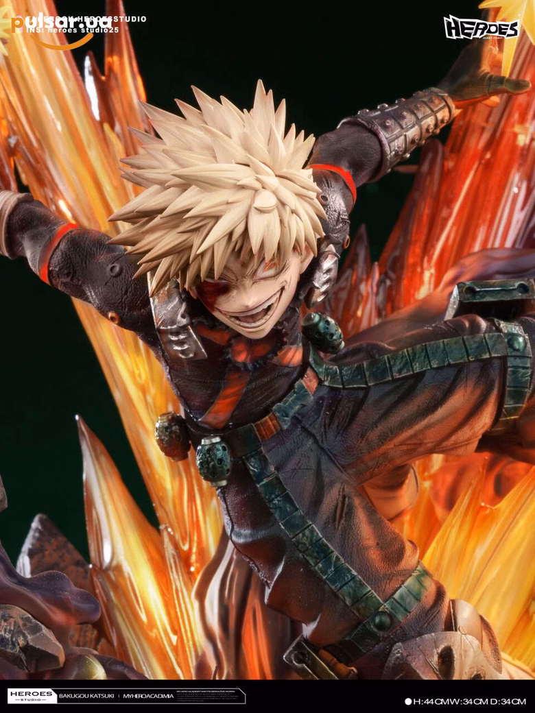 Оригінальна аніме фігурка  «1/6 Scale Katsuki Bakugo-My Hero Academia-Heroes Studio», фото 2